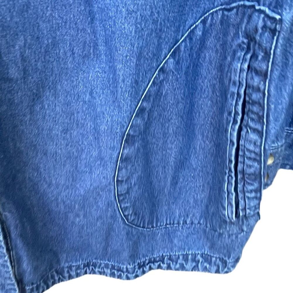 Joan Rivers size XL button front denim jacket. - Picture 4 of 8